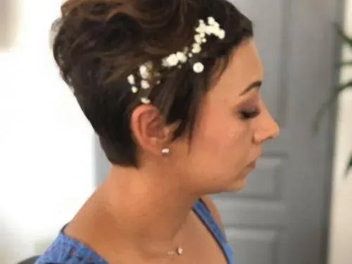 cérémonie coiffure femme